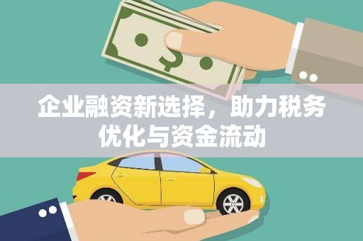 卓尼企业融资新选择，助力税务优化与资金流动