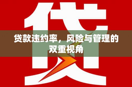 卓尼贷款违约率，风险与管理的双重视角