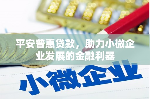 卓尼平安普惠贷款，助力小微企业发展的金融利器