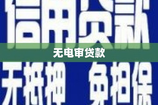 卓尼无电审贷款