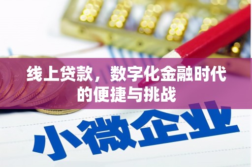 卓尼线上贷款，数字化金融时代的便捷与挑战