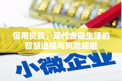 卓尼信用贷款，现代金融生活的智慧选择与风险规避