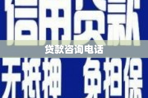 卓尼贷款咨询电话