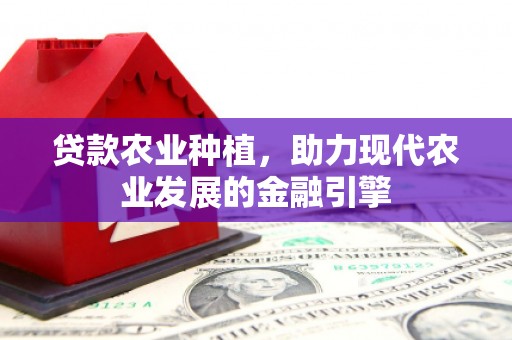 卓尼贷款农业种植，助力现代农业发展的金融引擎