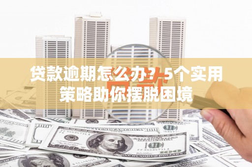 卓尼贷款逾期怎么办？5个实用策略助你摆脱困境