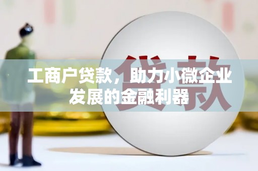 卓尼工商户贷款，助力小微企业发展的金融利器