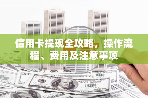 卓尼信用卡提现全攻略，操作流程、费用及注意事项