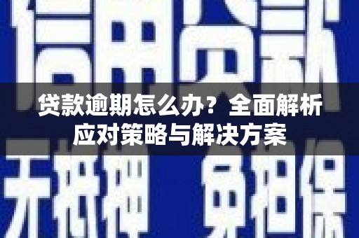 卓尼贷款逾期怎么办？全面解析应对策略与解决方案