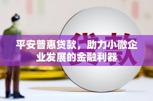 卓尼平安普惠贷款，助力小微企业发展的金融利器