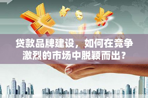 卓尼贷款品牌建设，如何在竞争激烈的市场中脱颖而出？