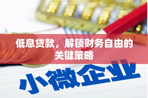 卓尼低息贷款，解锁财务自由的关键策略
