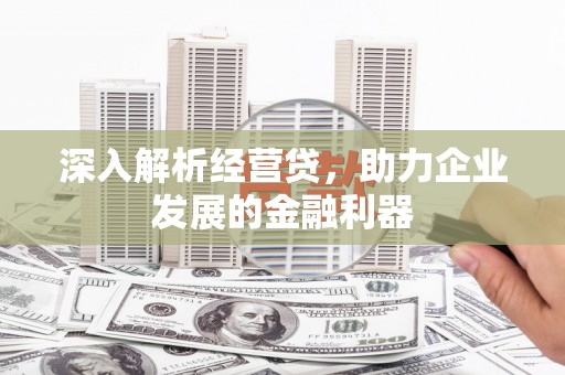 卓尼深入解析经营贷，助力企业发展的金融利器