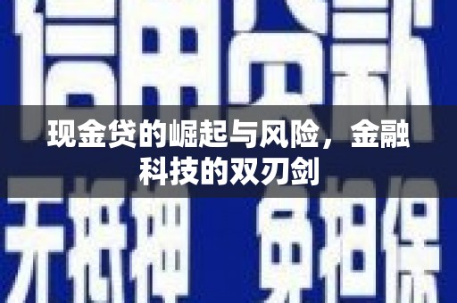 卓尼现金贷的崛起与风险，金融科技的双刃剑