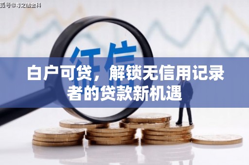 卓尼白户可贷，解锁无信用记录者的贷款新机遇