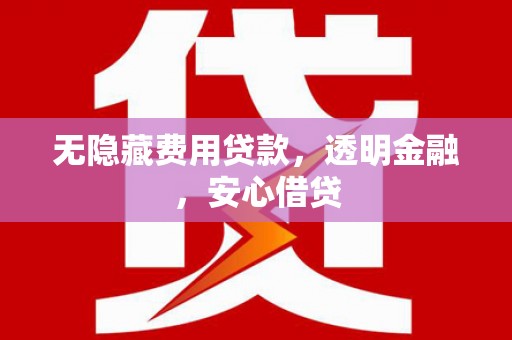 卓尼无隐藏费用贷款，透明金融，安心借贷