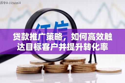 卓尼贷款推广策略，如何高效触达目标客户并提升转化率