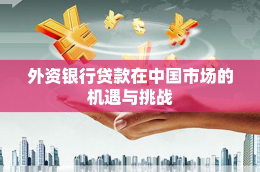卓尼外资银行贷款在中国市场的机遇与挑战