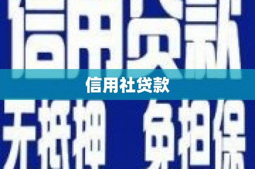 卓尼信用社贷款