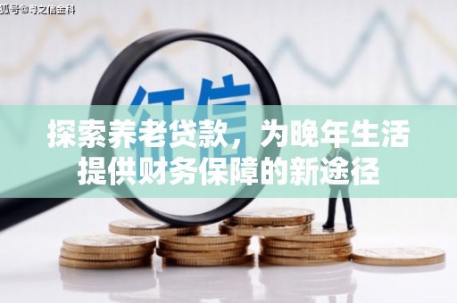 卓尼探索养老贷款，为晚年生活提供财务保障的新途径