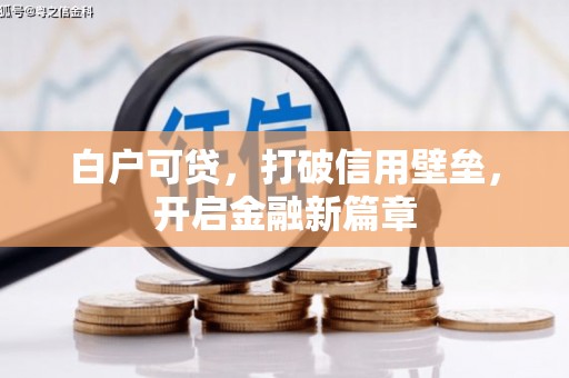 卓尼白户可贷，打破信用壁垒，开启金融新篇章