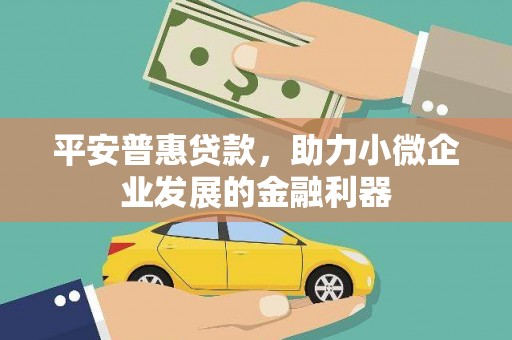 卓尼平安普惠贷款，助力小微企业发展的金融利器