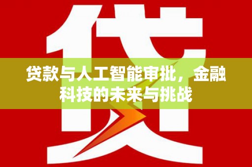 卓尼贷款与人工智能审批，金融科技的未来与挑战
