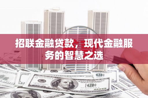 卓尼招联金融贷款，现代金融服务的智慧之选