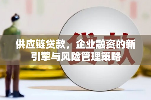 卓尼供应链贷款，企业融资的新引擎与风险管理策略