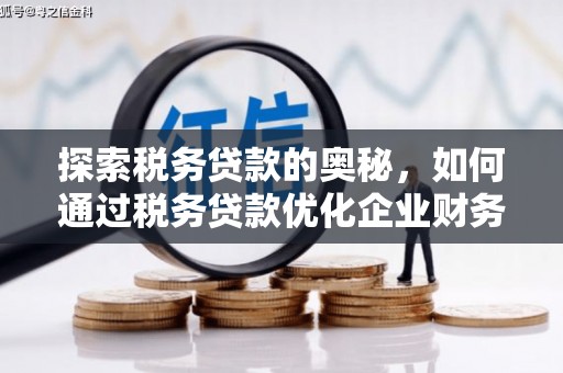 卓尼探索税务贷款的奥秘，如何通过税务贷款优化企业财务