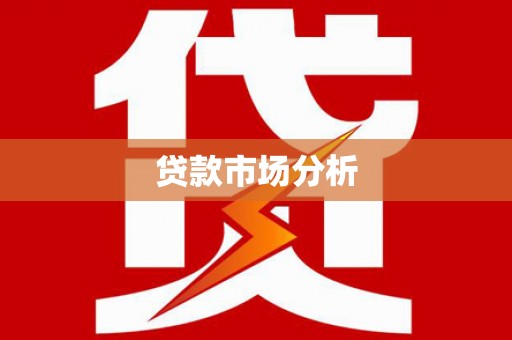 卓尼贷款市场分析