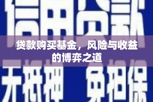 卓尼贷款购买基金，风险与收益的博弈之道