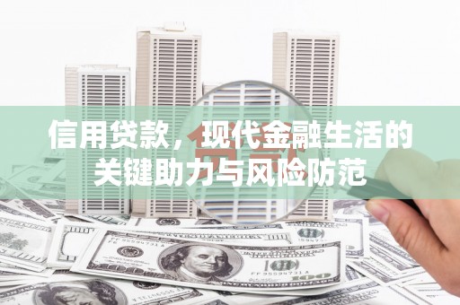 卓尼信用贷款，现代金融生活的关键助力与风险防范