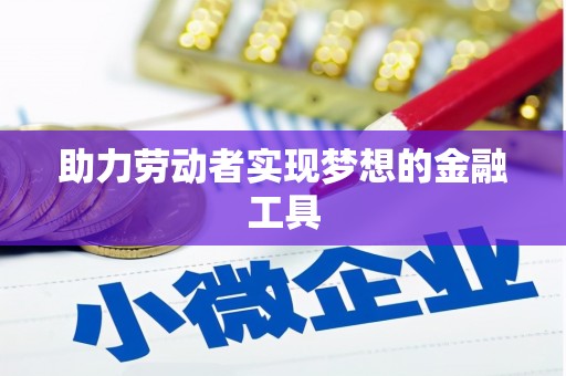 卓尼助力劳动者实现梦想的金融工具