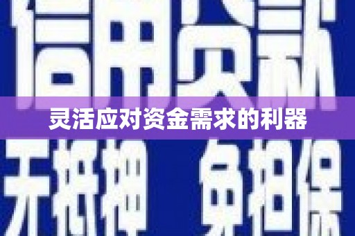 卓尼灵活应对资金需求的利器