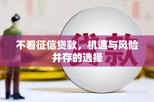 卓尼不看征信贷款，机遇与风险并存的选择