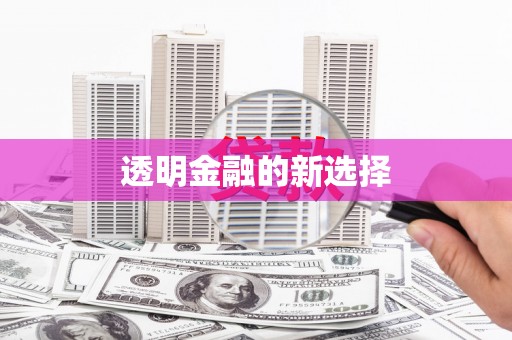 卓尼透明金融的新选择
